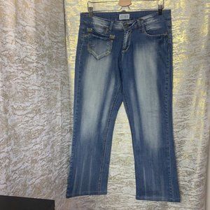 Miss Etam blue wash straight legs jeans size Europe42=US 10